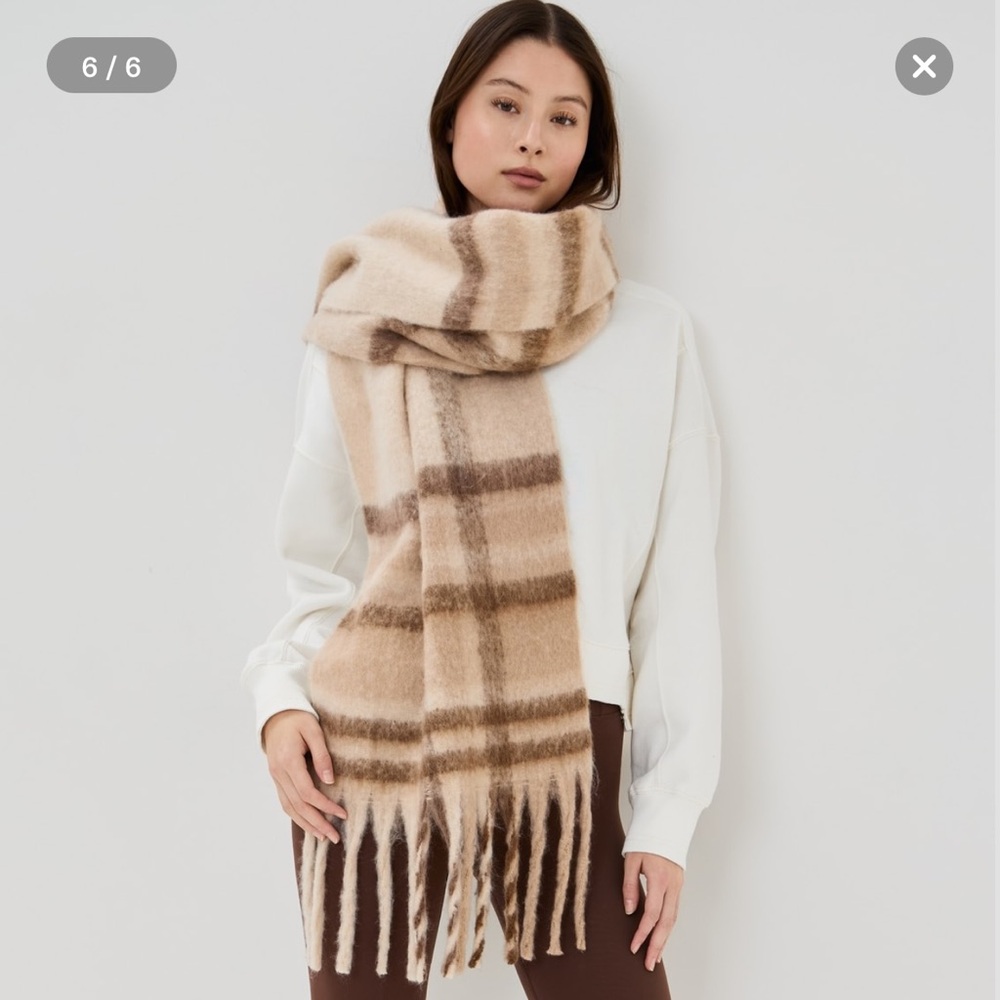 Hat Attack Cozy Plaid Scarf